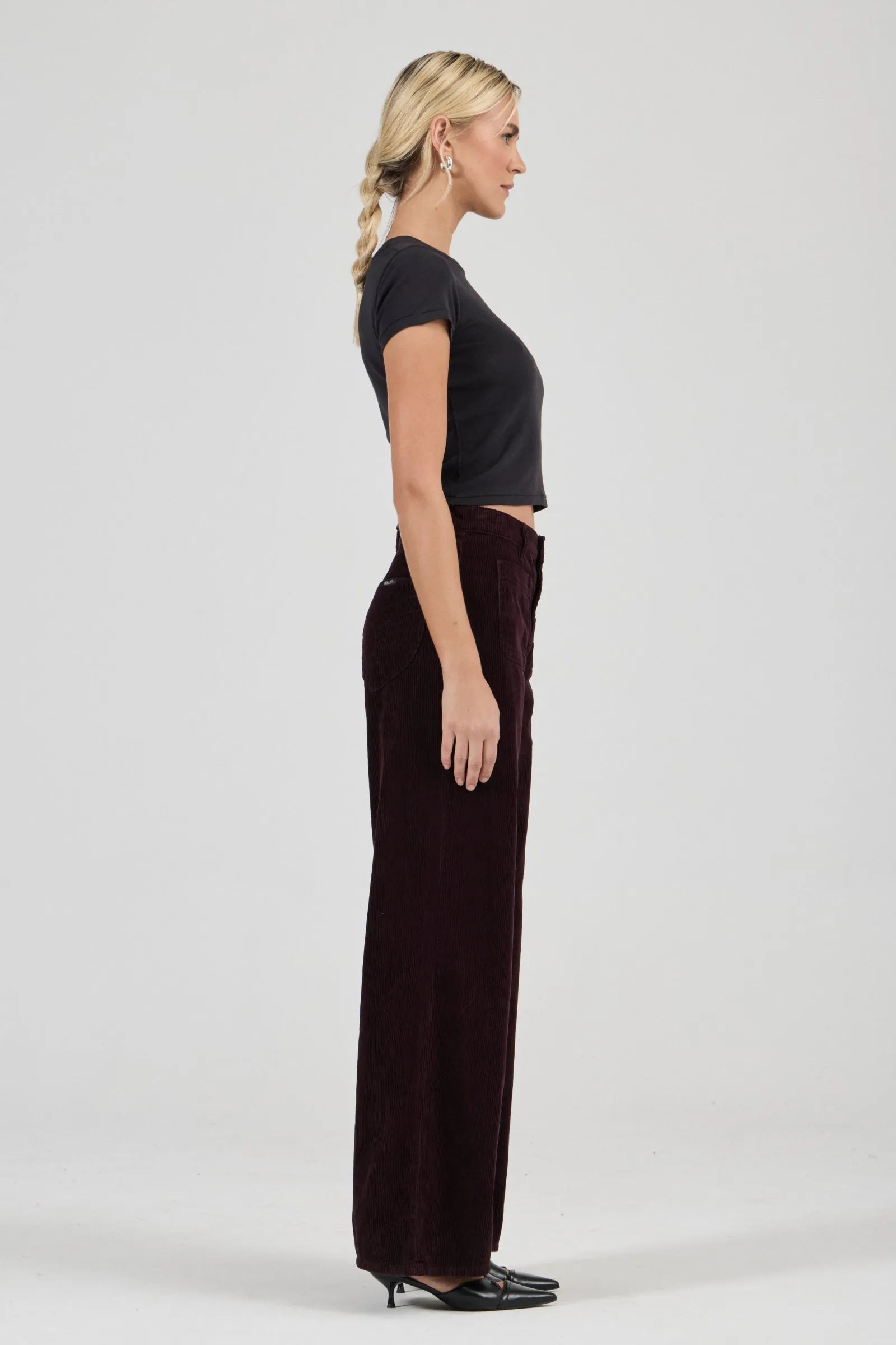 Rollas Relaxed Sailor Long Cord - Dark Cherry