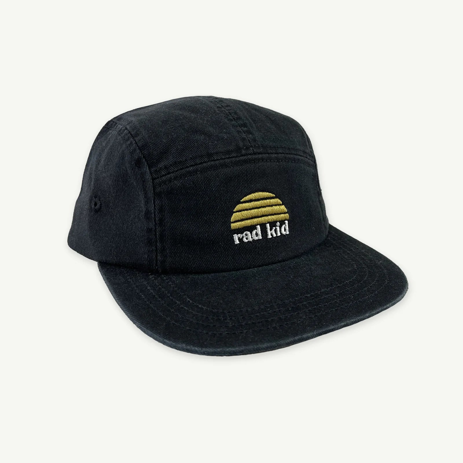 Banabae Rad Kid 5 Panel Cap - Washed Black