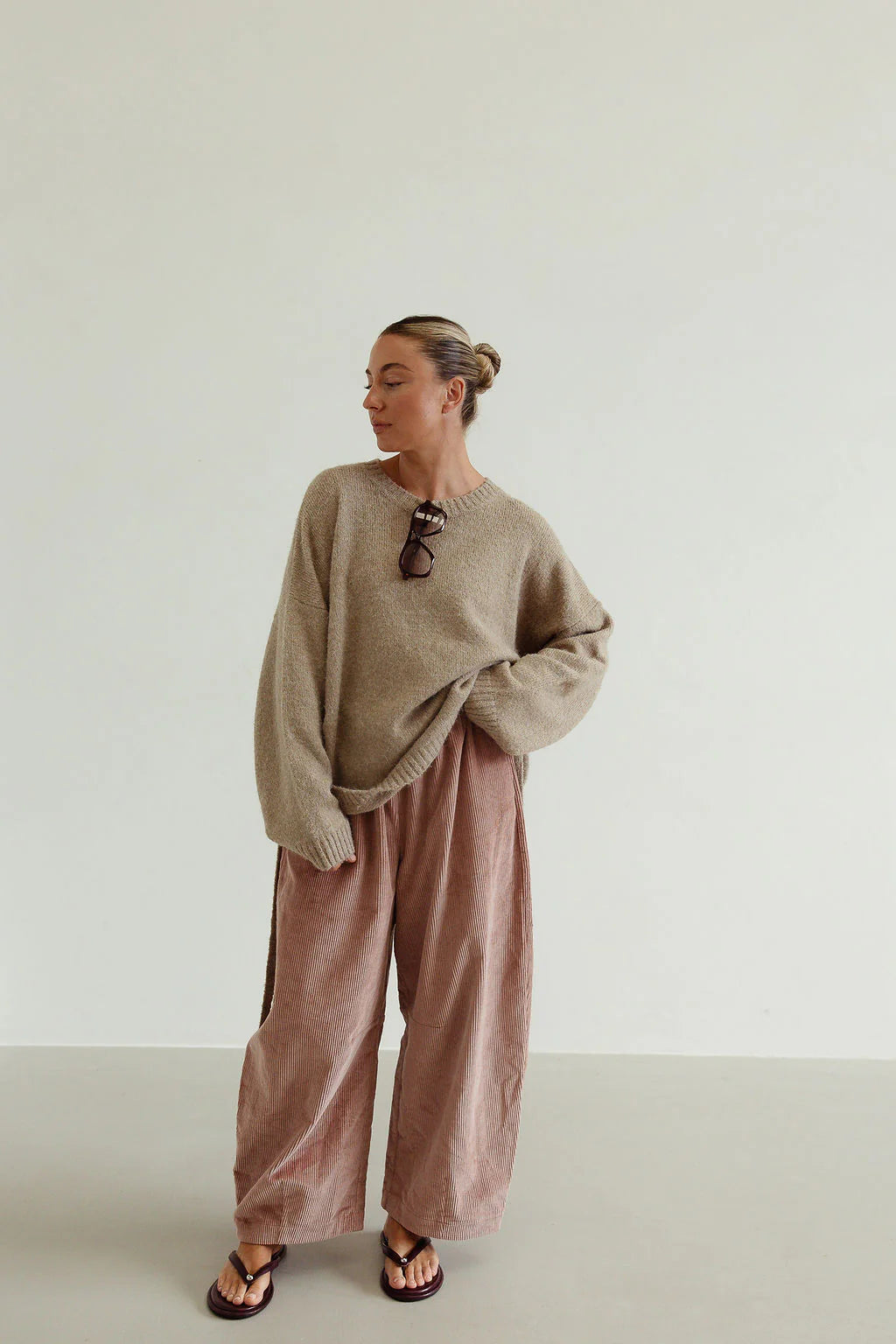 By Billie Ren Cord Pant - Dusk Pink