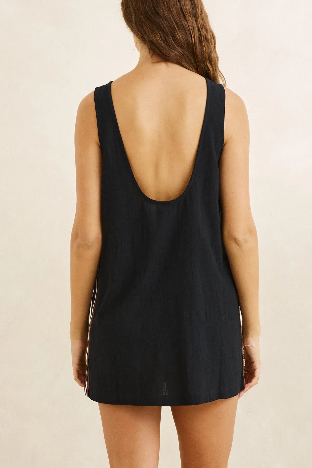 Rhythm Hanalei Mini Dress Black