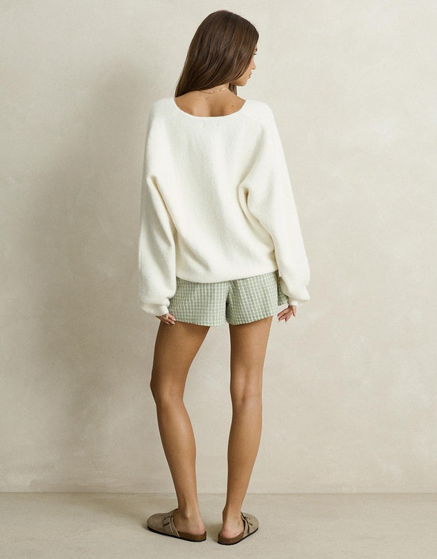 Rhythm Kirri Check Short - Green