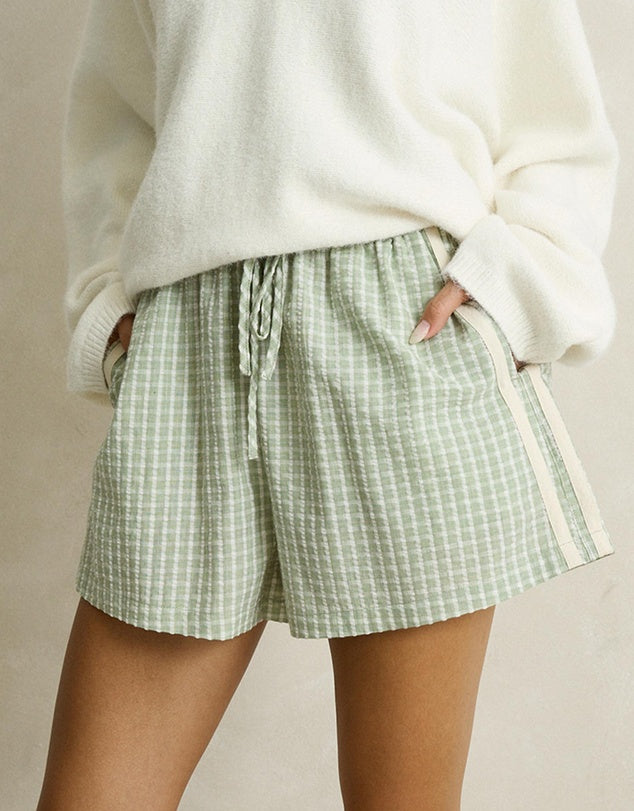 Rhythm Kirri Check Short - Green