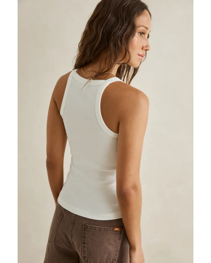 Rhythm Koko Tank - White