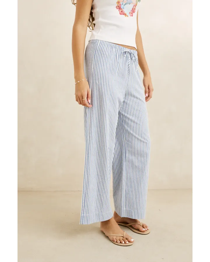 Rhythm Vista Stripe Beach Pant - Blue