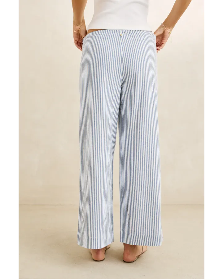 Rhythm Vista Stripe Beach Pant - Blue