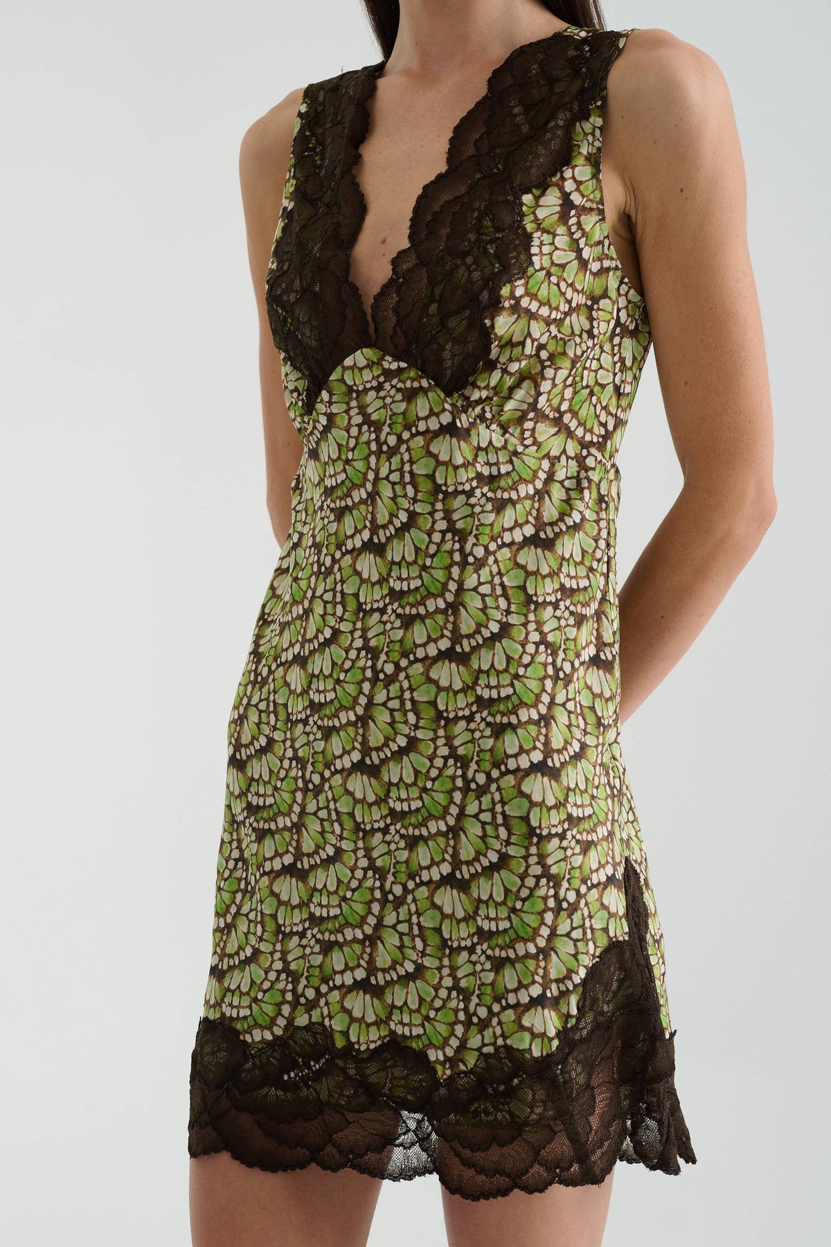 Rowie Annie Silk Mini Dress - Papillon