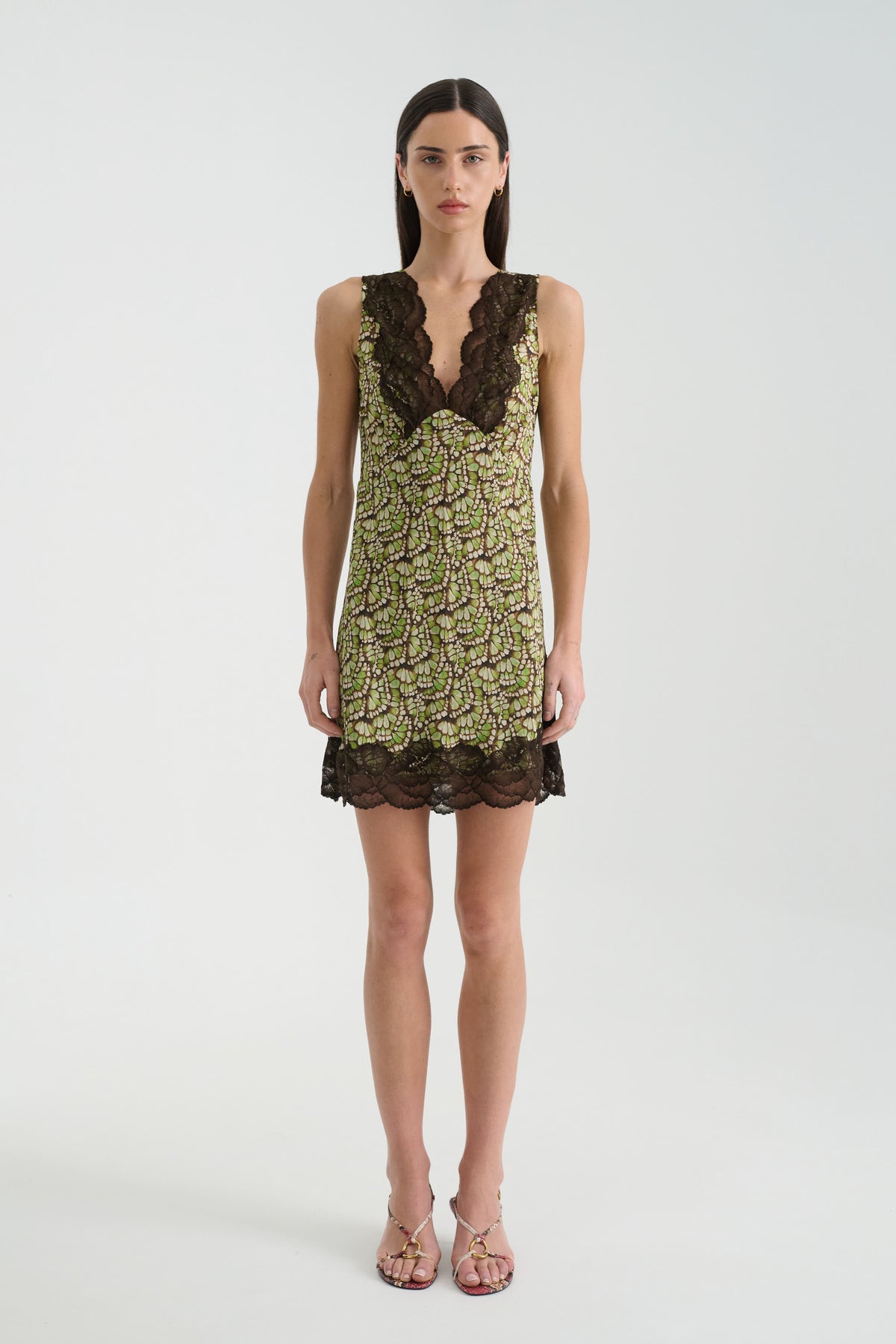 Rowie Annie Silk Mini Dress - Papillon
