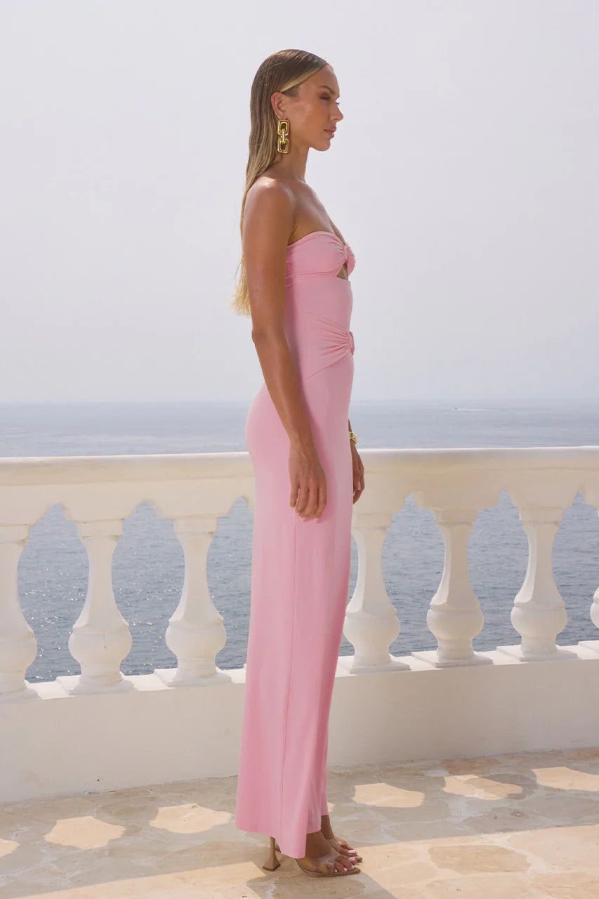 Runaway the Label Kleo Maxi Dress - Pink