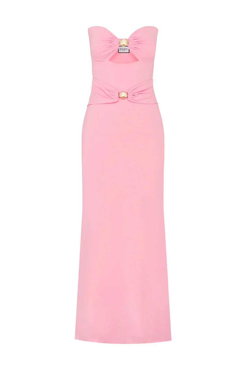 Runaway the Label Kleo Maxi Dress - Pink