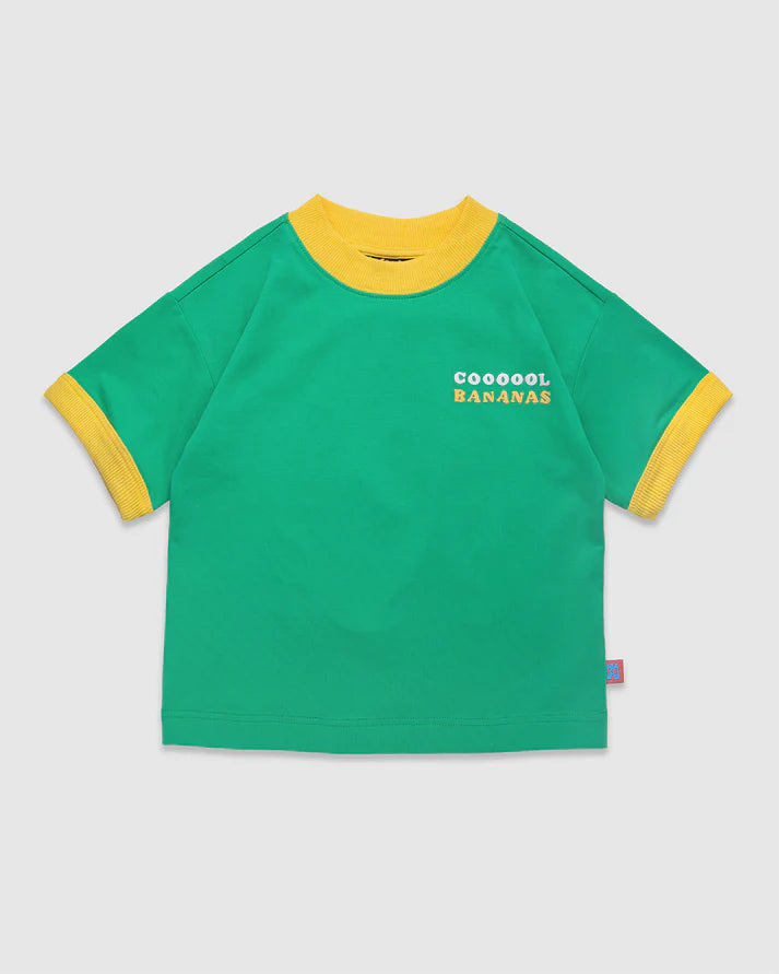Sandcastle Rascals Ringer Tee - Green