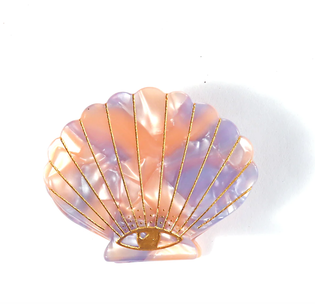 Shell Clip - Pastel Pearl