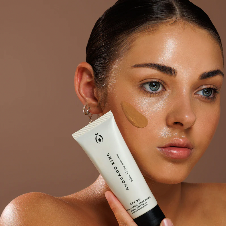 SPF 50 Natural Tinted Moisturiser - Medium Dark