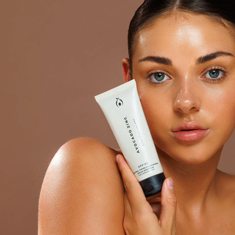 SPF 50 Natural Tinted Moisturiser - Medium Dark