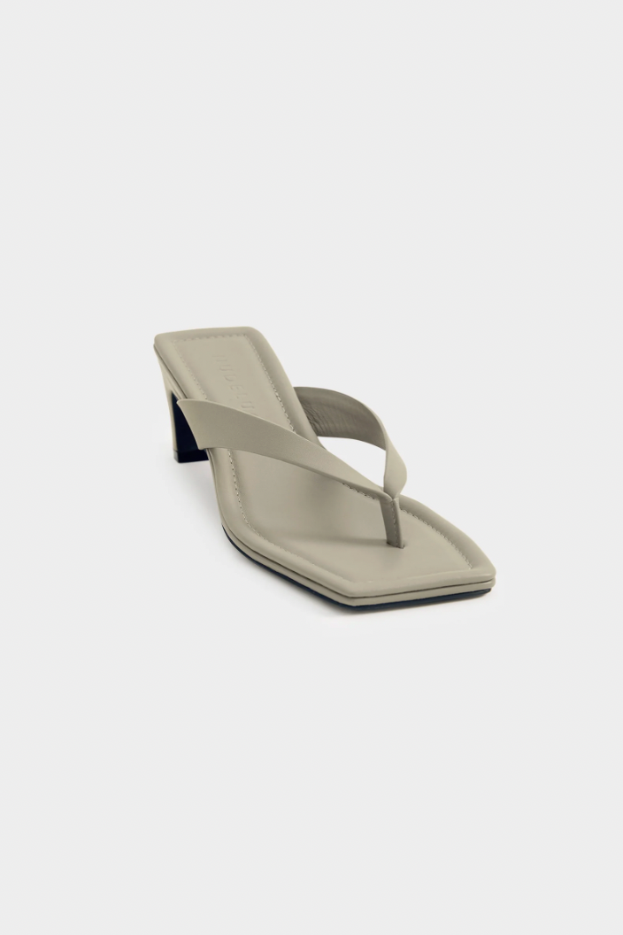 Nude Lucy Gael leather Heel - Sage
