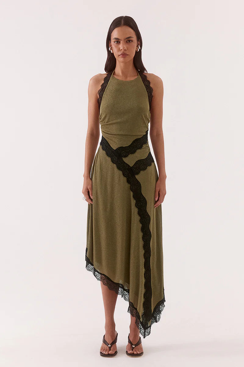 Sovere Loni Dress - Olive