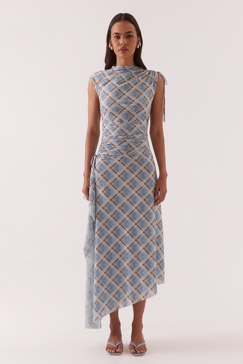 Sovere Novalyn Plaid Dress - Check