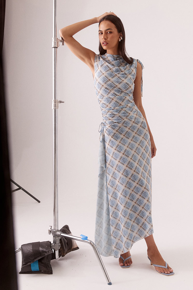 Sovere Novalyn Plaid Dress - Check