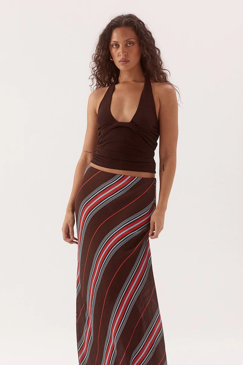 Sovere Tulli Top - Dark Chocolate
