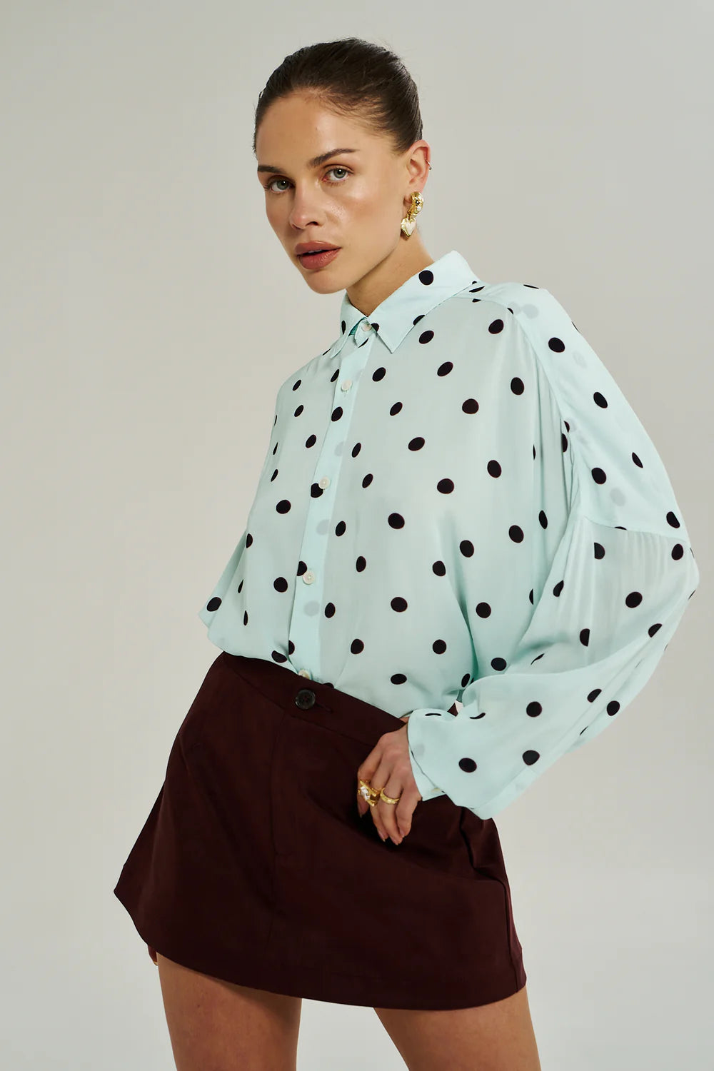 Summi Summi A-Line Skirt - Syrah