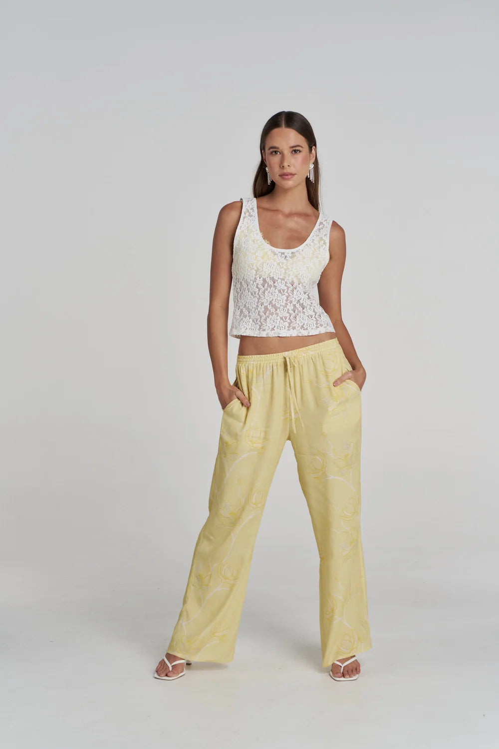 Summi Summi Elastic Waist Pant - Magnolia COMING SOON