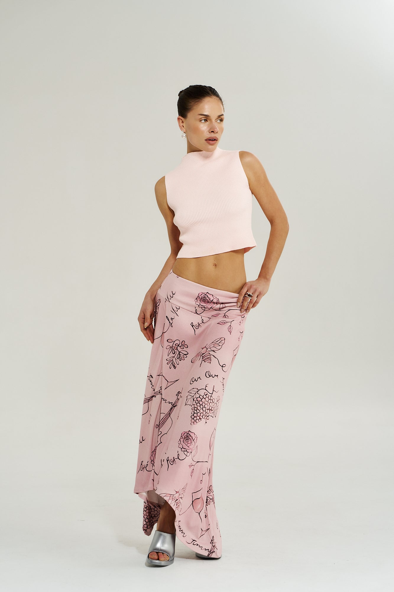 Summi Summi Knit High Neck Tank