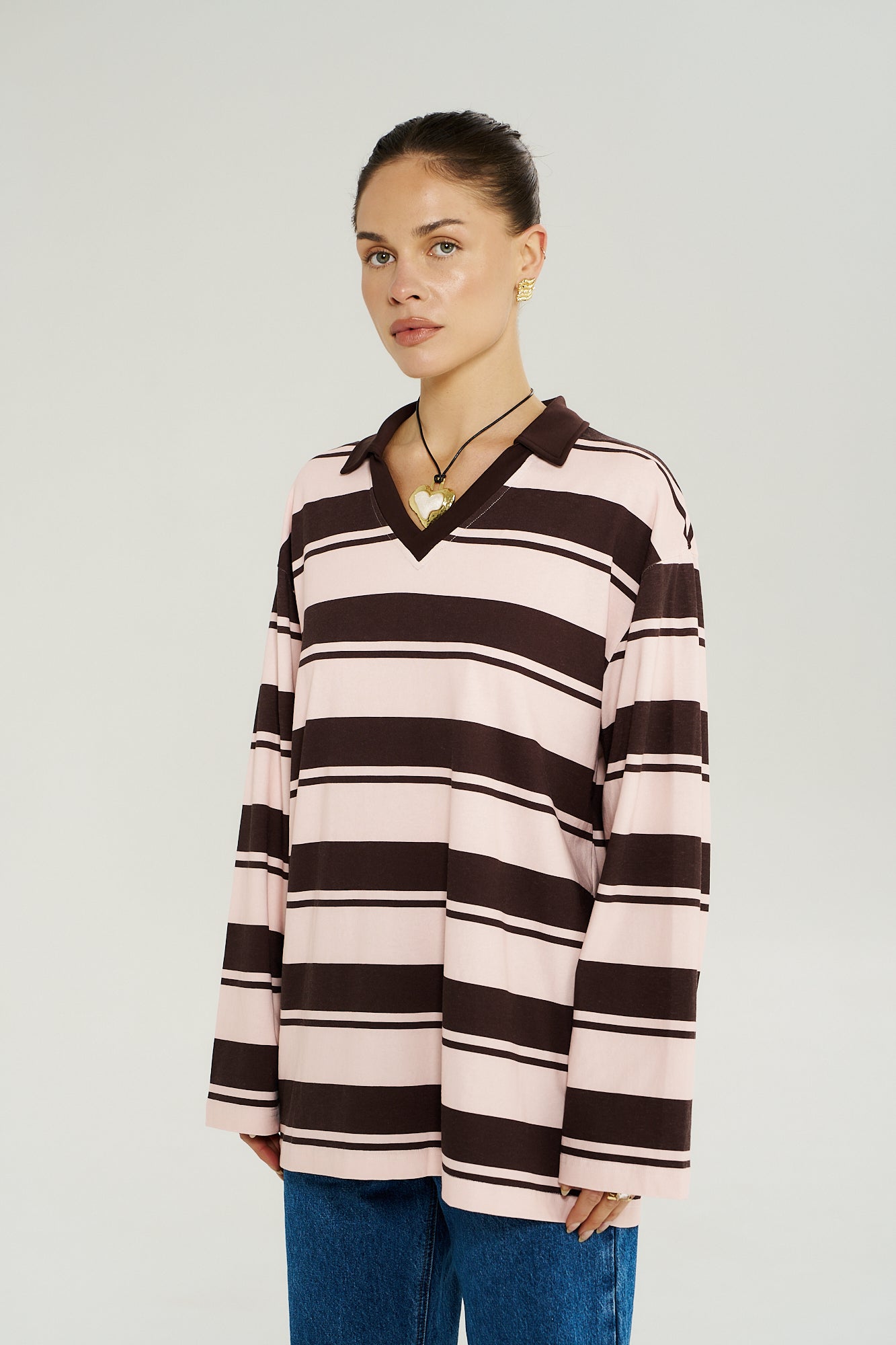 Summi Summi Long Sleeve Polo Top