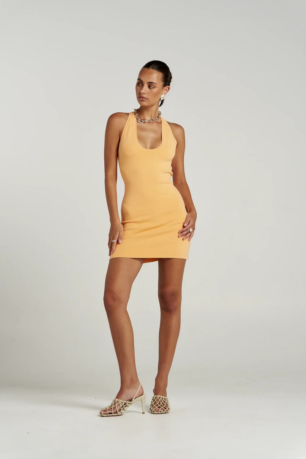 Summi Summi Phoebe Mini Dress - Aperol