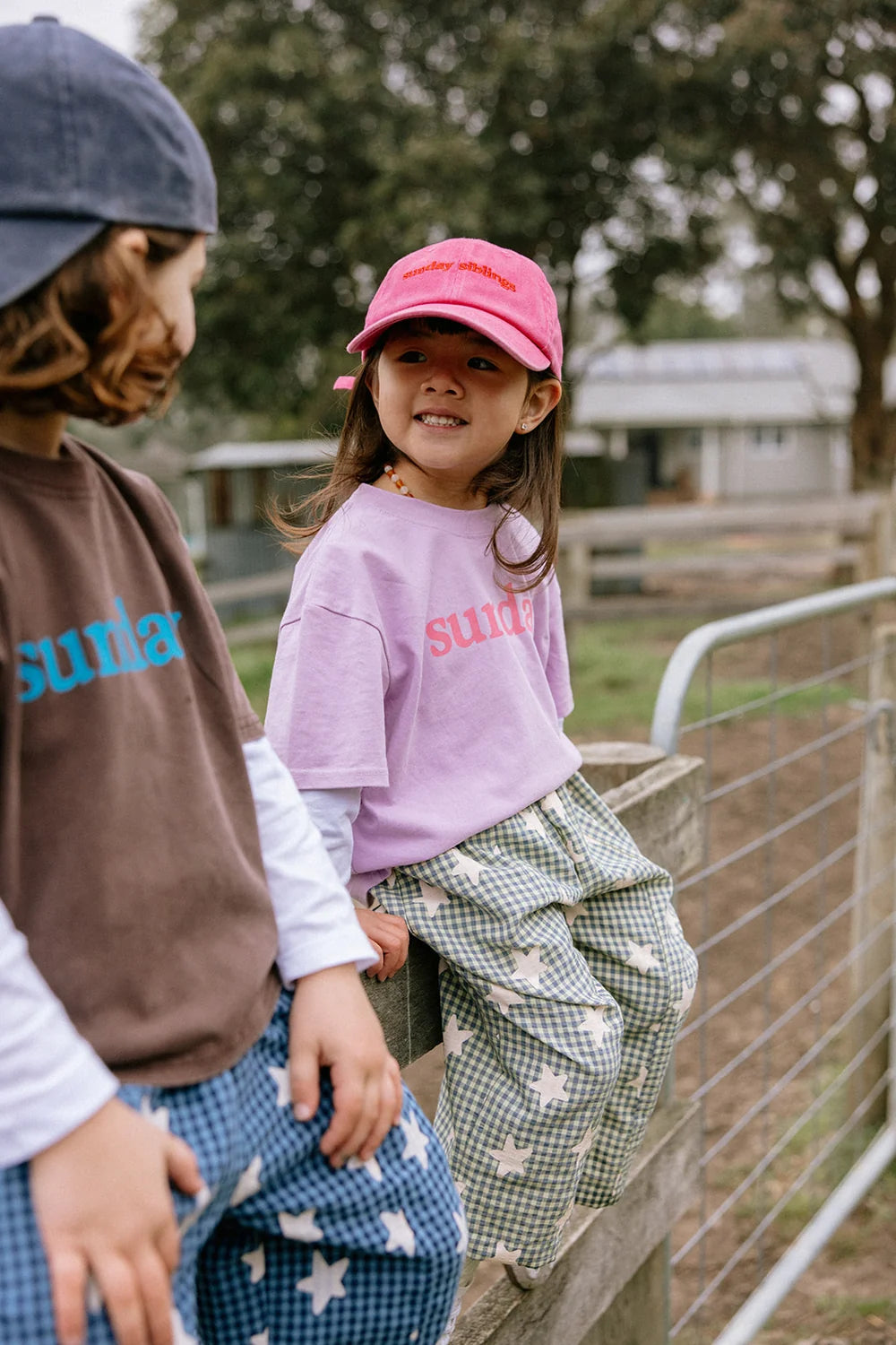 Sunday Siblings Sunday Tee - Purple