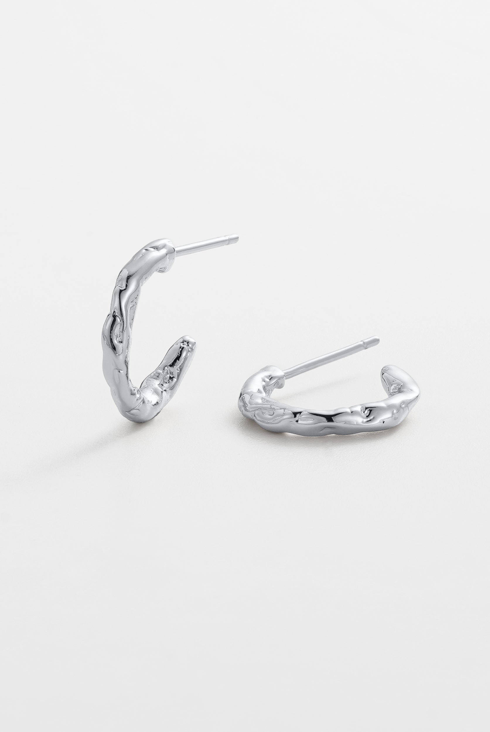 Zafino Alessia Hoop Small - Silver