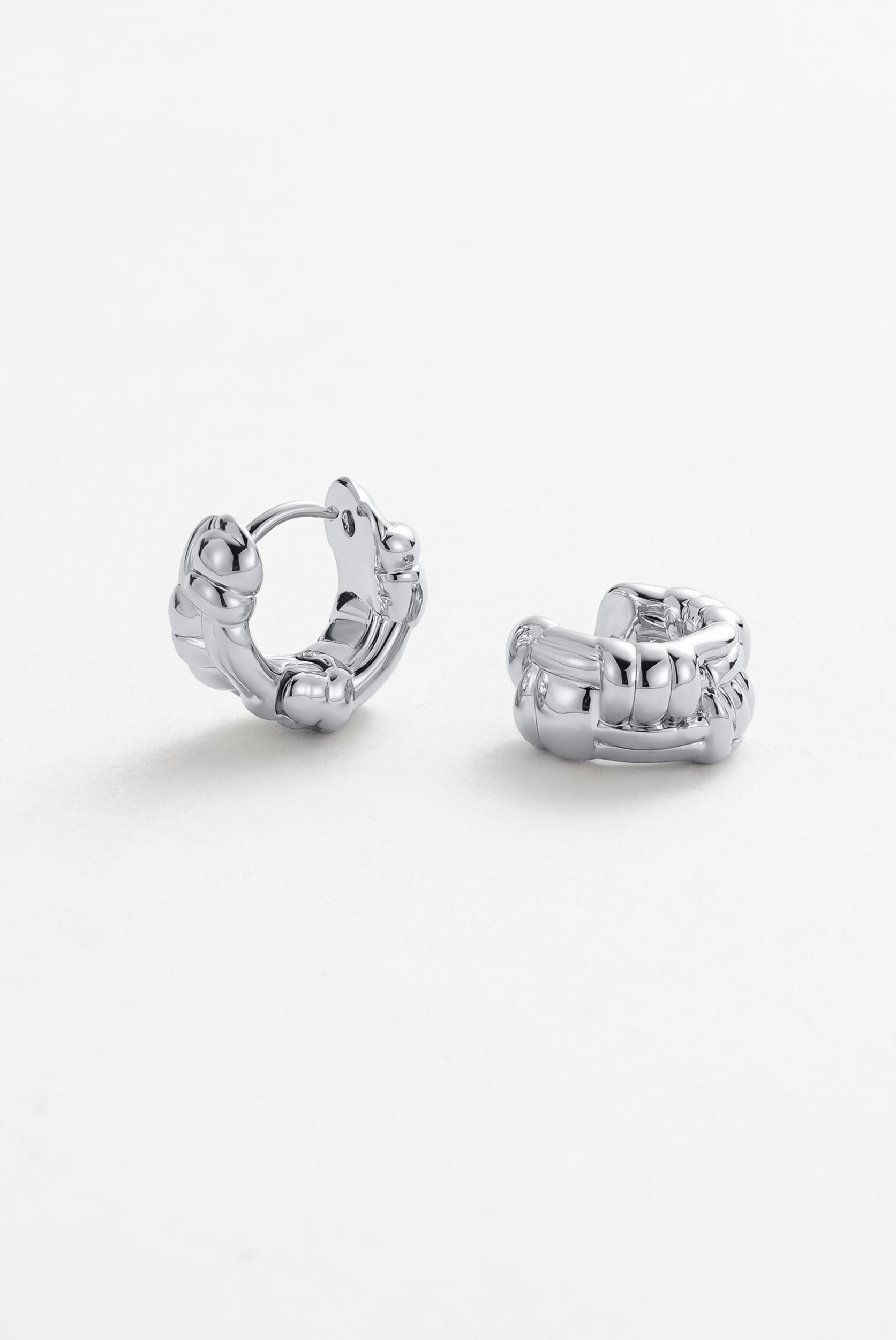 Zafino Brielle Huggie - Silver