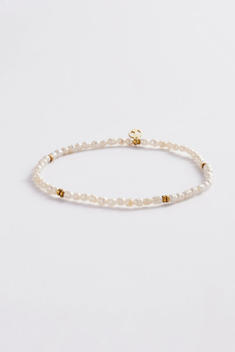 Zafino Fine Pearl Bracelet - Gold