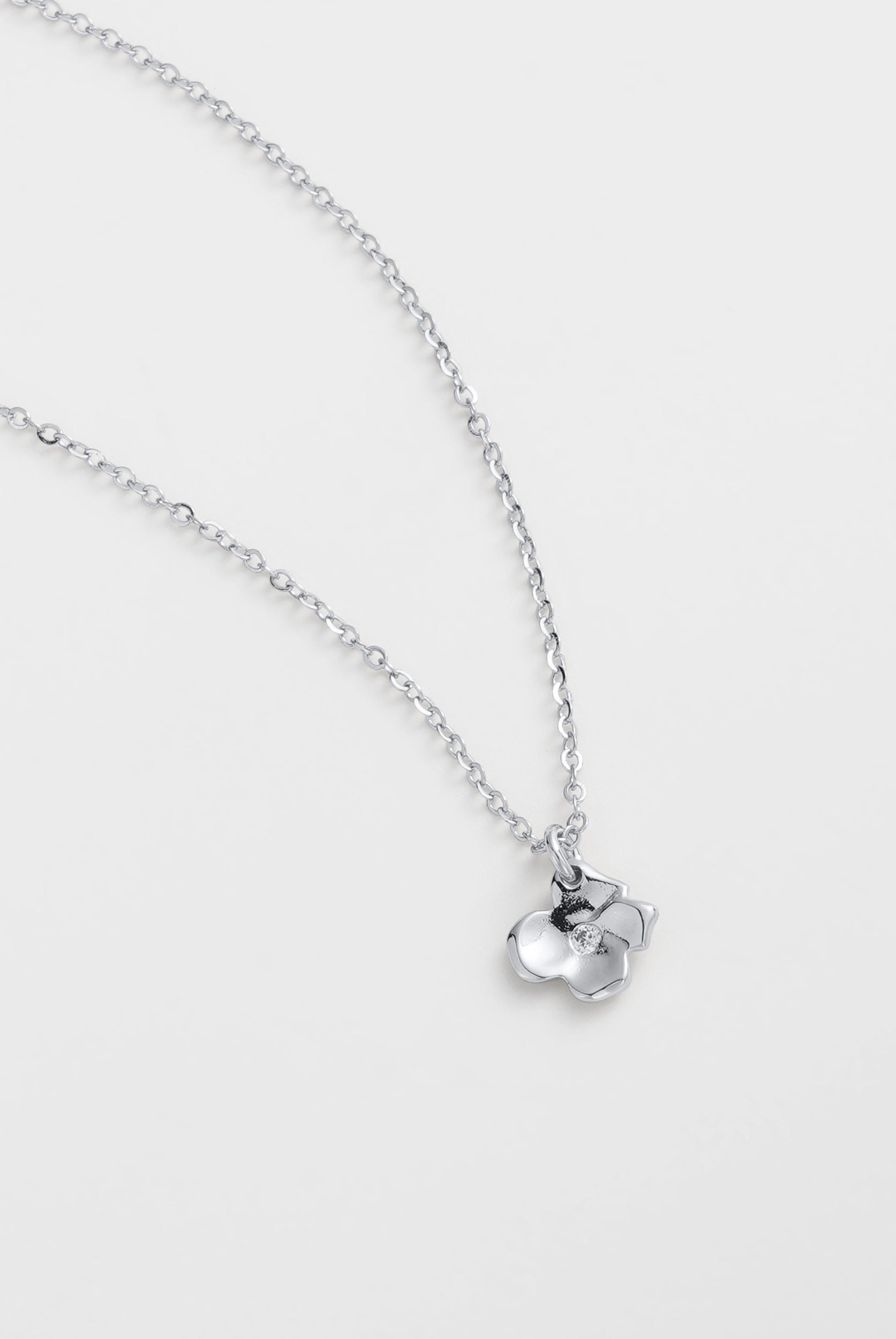Zafino Fleur Necklace - Silver