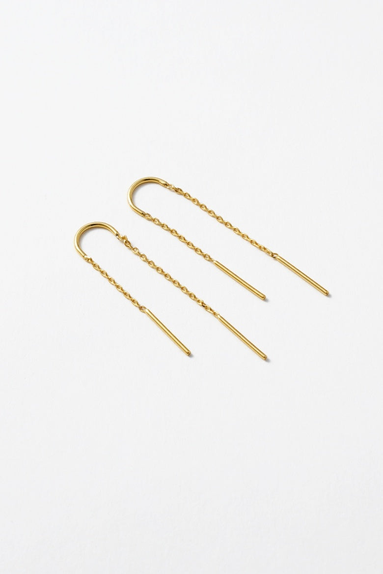 Zafino Ivy Thread Earring - Gold