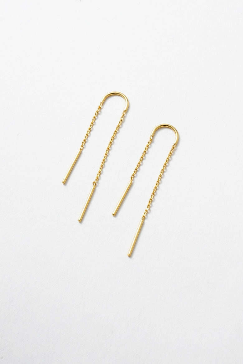 Zafino Ivy Thread Earring - Gold