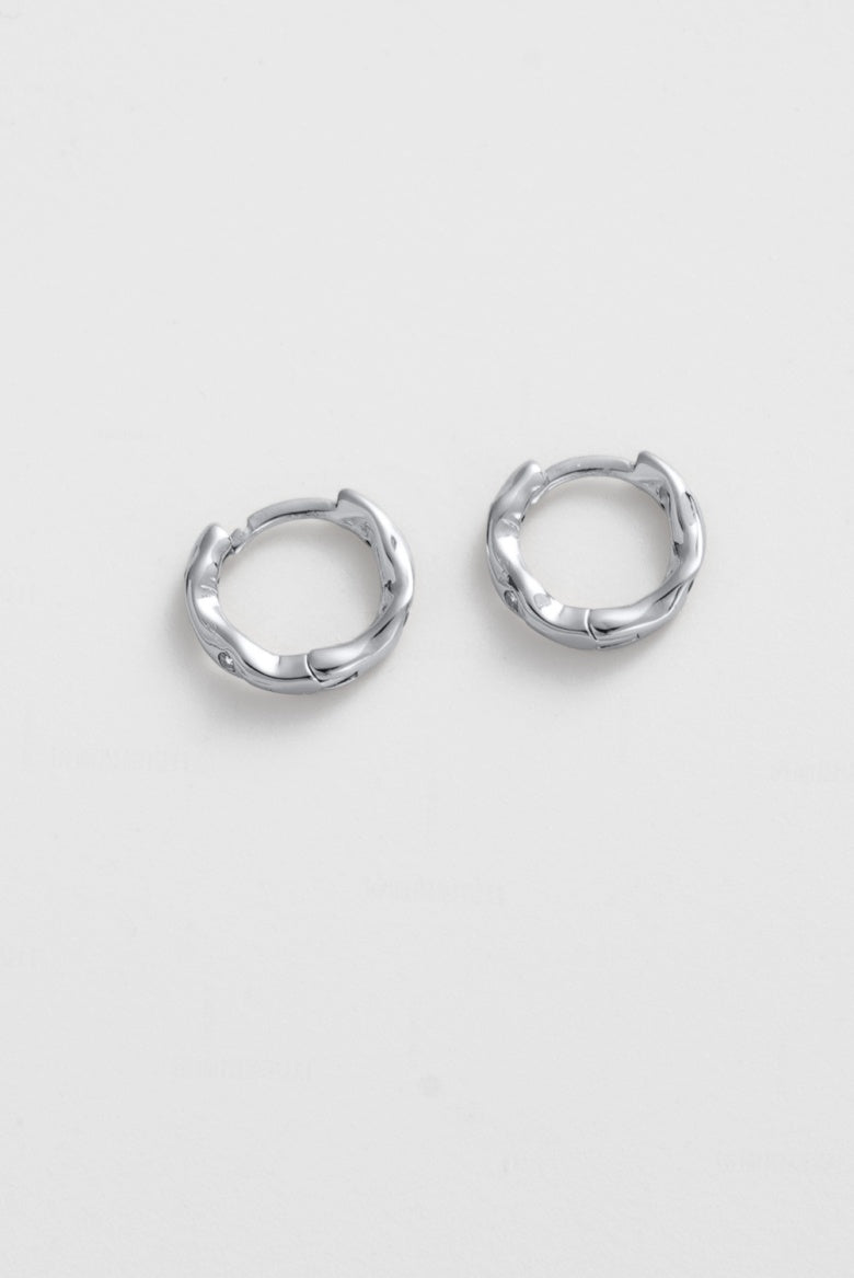 Zafino June Huggie - Silver