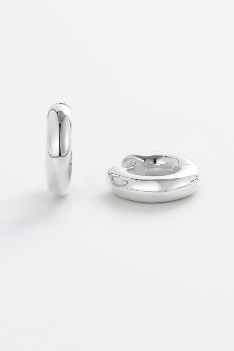 Zafino Lina Hoop Small - Silver