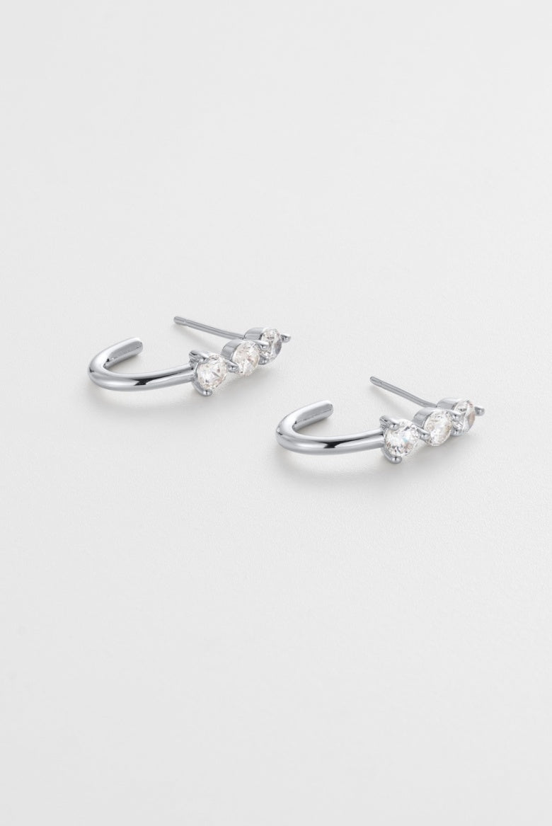 Zafino Mara Hoop - Silver