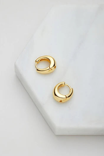 Zafino Medium Steph Hoop - Gold