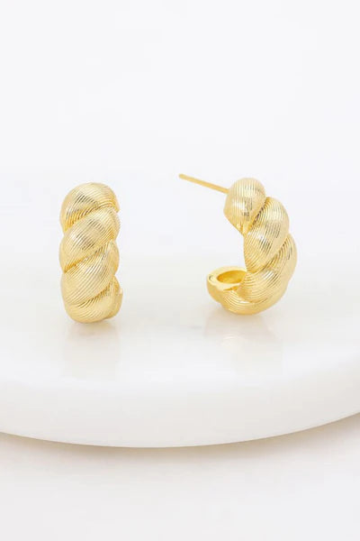 Zafino Olivia Hoop - Gold