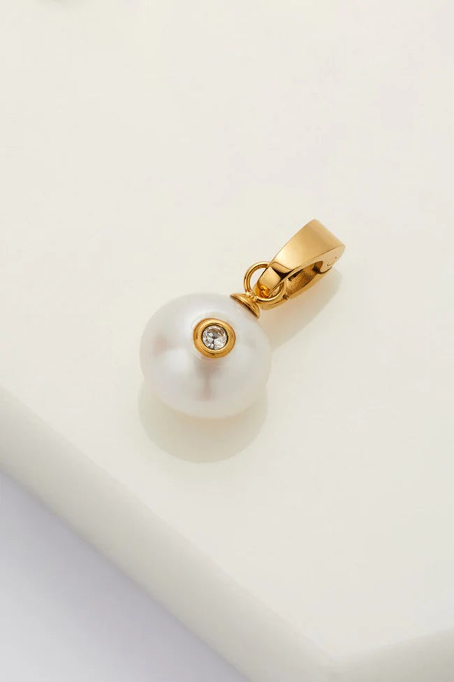 Zafino Pearl & Crystal Charm