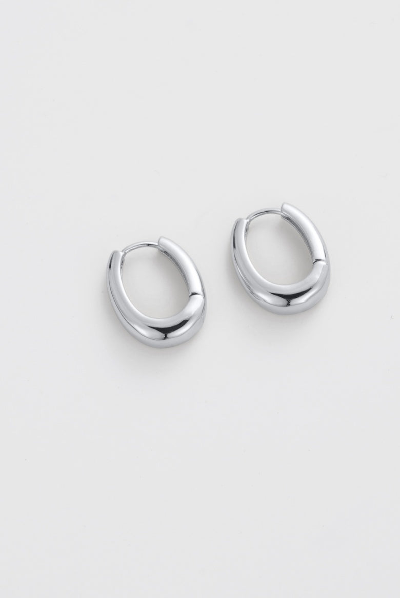 Zafino Pia Hoop Medium - Silver