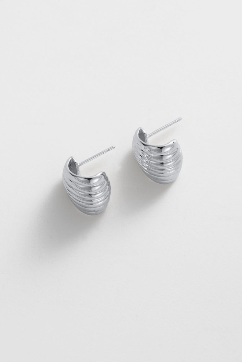 Zafino Sasha Hoop Large - Silver
