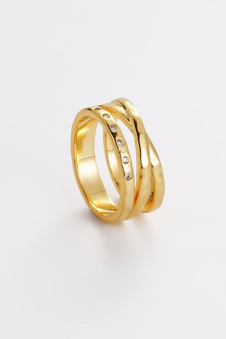 Zarla Alessia Ring - Gold