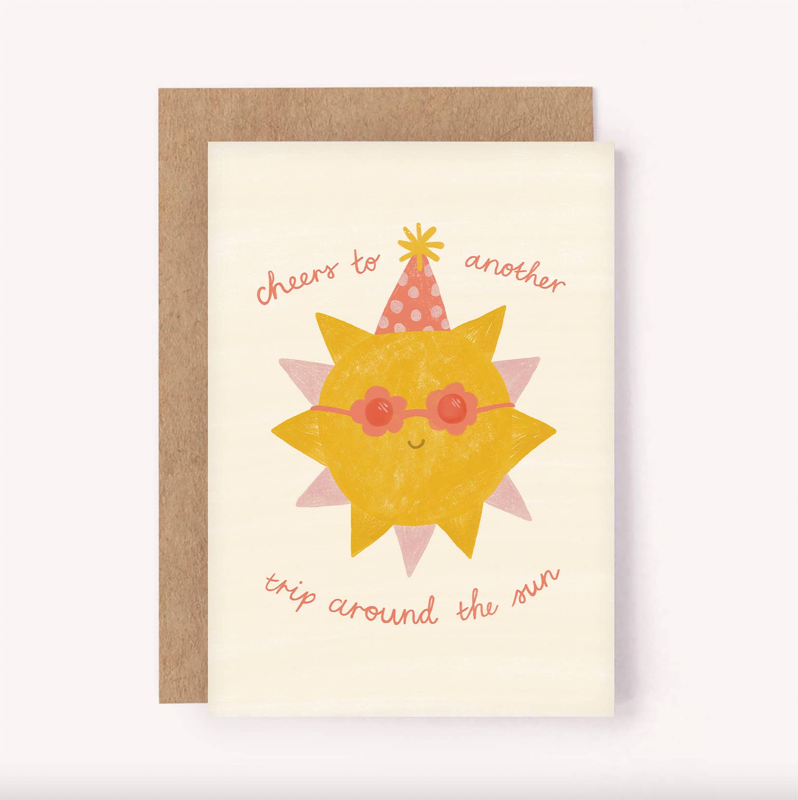Trip Around The Sun - Cute Birthday Bday Greeting Card