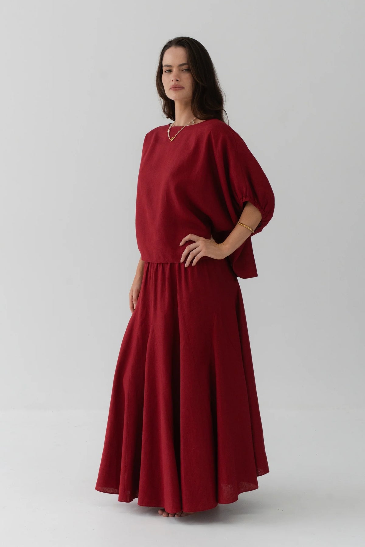 Lilly Pilly Tina Top - Cherry