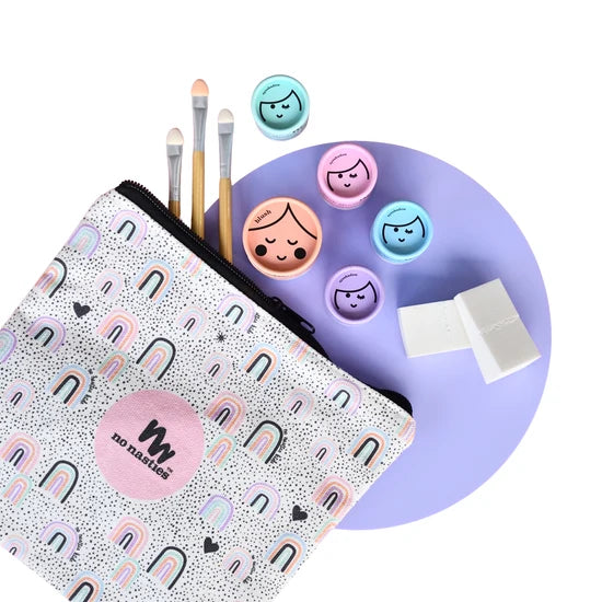 No Nasties Kids Eco Natural Eco Pressed Blush Pack With Accessories
