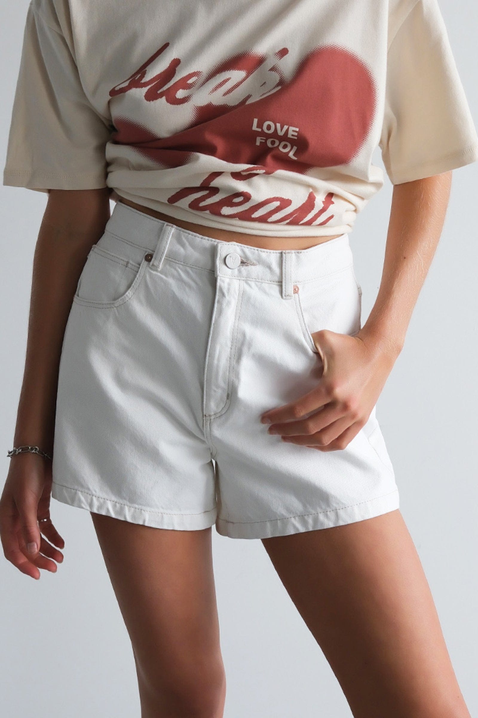 Abrand Venice Short - Western White