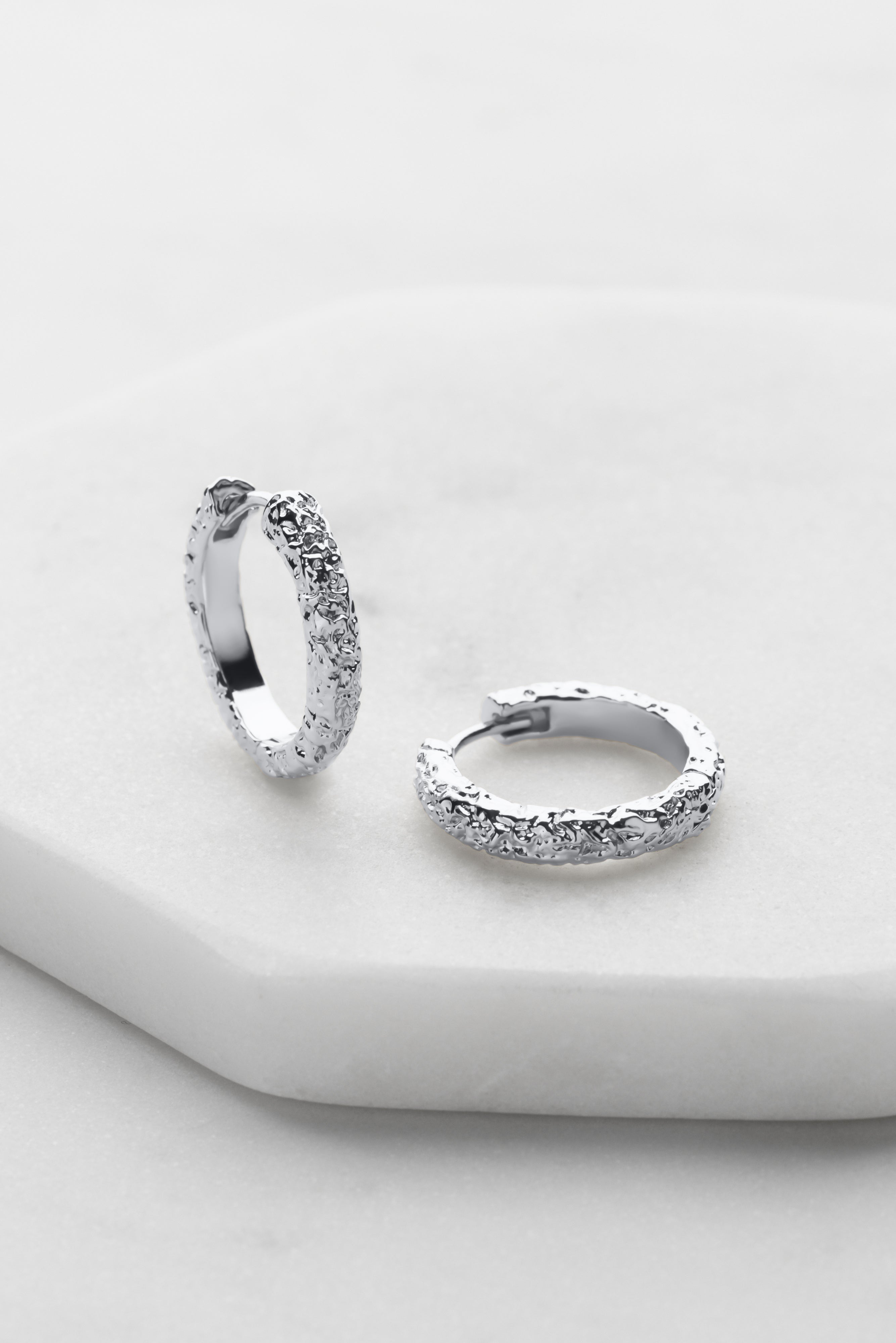 Zafino Belle Hoop - Silver