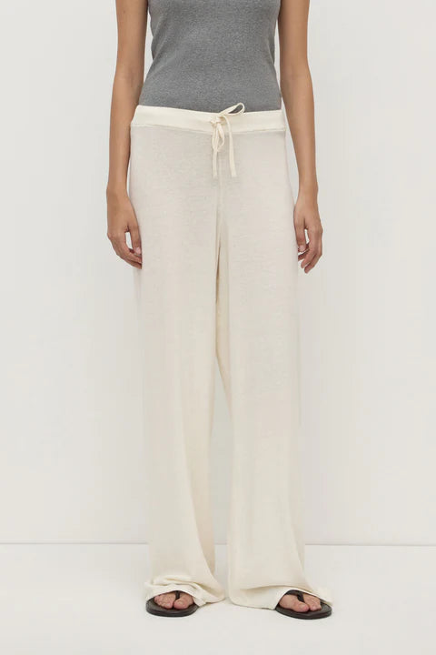 Assembly Label Cotton Cashmere Lounge Pant - Cream