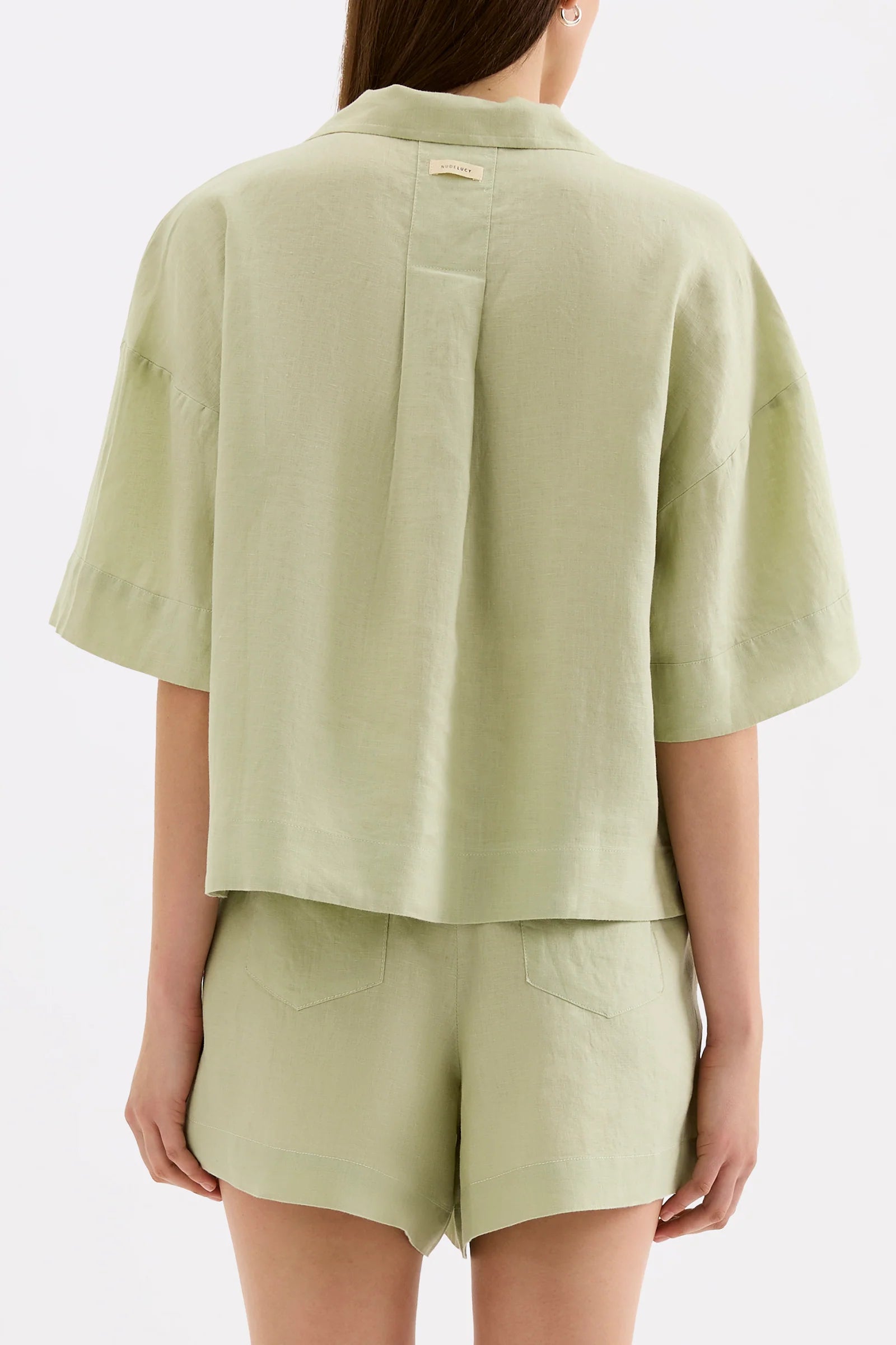 Nude Lucy Lounge Linen Shirt - Dew